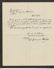 Nachlass Franz Steindachner, Brief von Giovanni Benzon an Franz Steindachner (25.05.1911), Inv.Nr. 34.01, Seite 2
